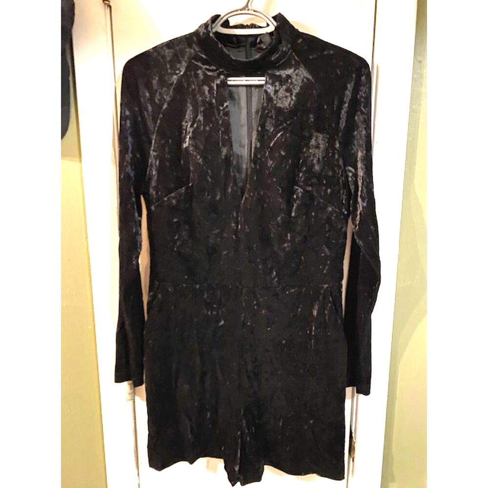 Top Shop Velvet Romper US8